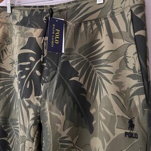 NEW Polo Ralph Lauren Tropical Floral Print Jogger Pants Green Mens 1XB MSRP$198